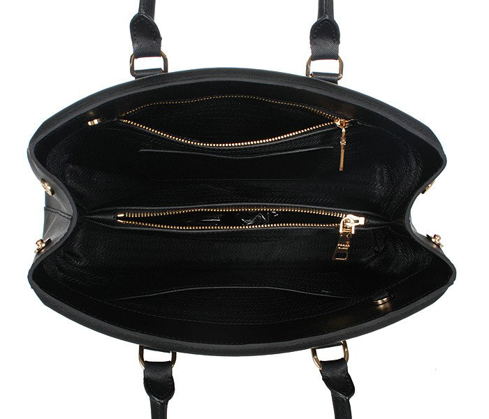 2014 Prada saffiano calfskin BN2308 black